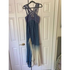 Free people blue beach dress
